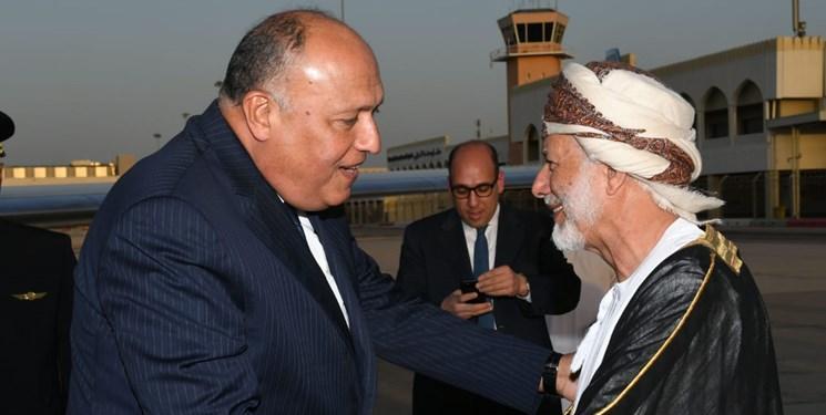 دیدار وزیر خارجه مصر با سلطان عمان ملاقات وزیر خارجه مصر با سلطان عمان