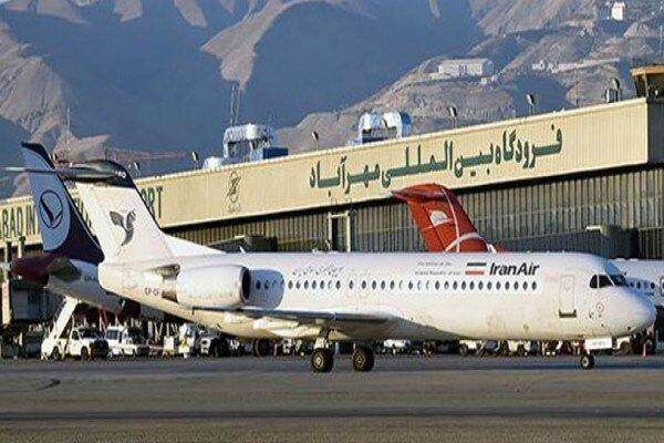 فرود اضطراری هواپیما در فرودگاه مهرآباد