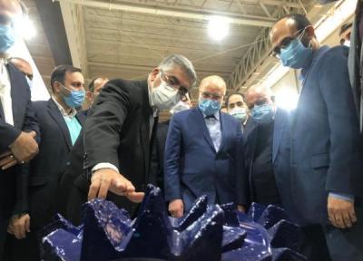 رئیس مجلس به بیست وپنجمین نمایشگاه نفت ایران آمد