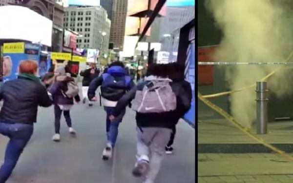 (وبدئو) وقوع انفجار در میدان تایمز نیویورک