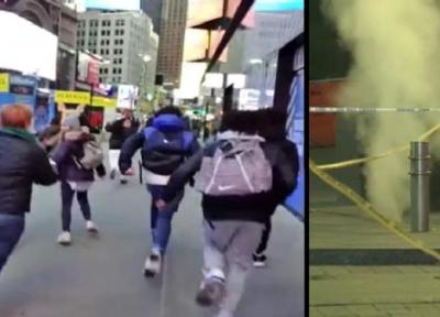 (وبدئو) وقوع انفجار در میدان تایمز نیویورک