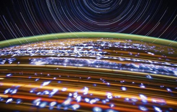 فضانورد ناسا نورهای شبانه زمین را در عکسی تماشایی به تصویر کشید